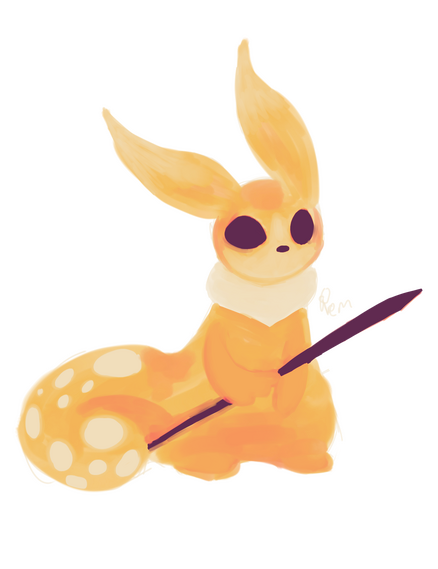 Slug cat oc draft